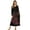 Black Butterfly Rose, variant on Womens Long Sleeve Nightgowns Button Down Blue Camo Hunting Print Loose Full Length House Dress Warm Night Shirts Comfy Nightgown Sleepwear, Medium