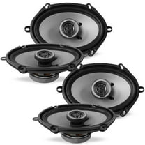 Crunch CS5768CX 5x7"/6x8” CS Series Coaxial Full Range Speaker (2-Pairs 4-Total) 1000W Peak 500W RMS