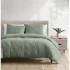 Better Homes & Gardens 3-Piece Green Tonal Matelasse Duvet Cover Set, King