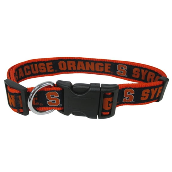 Pets First College Syracuse Orange Pet Collar, 3 Sizes Available, Sports Fan Dog Collar - Medium