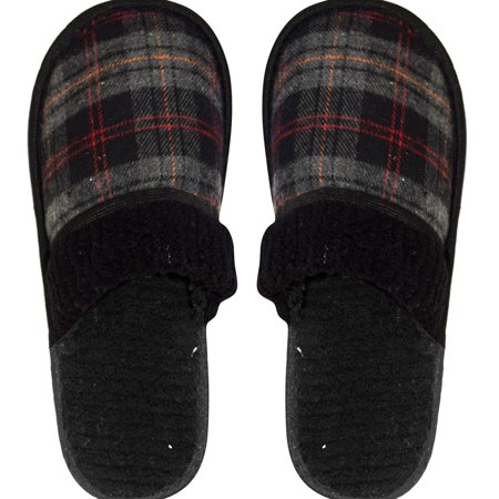 

Peach Couture Mens Fleece Lined Relaxing Nordic Style House Slippers