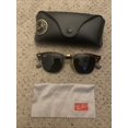 Ray&Ban RB3016 Clubmaster Men's Sunglasses Gloss Tortoise Frame and