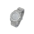 thumbnail image 2 of Women's Baguette Cut Diamond Crystal Bling'ed Out Watch - Drop it Down with This Ice on Your Wrist Ladies!! Kakuna Matata!! - ST10372MLA Metal Silver Silver, 2 of 4