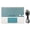 Blackish Green, variant on Yajisi Wireless Keyboard with Touchpad Quadrate Keycap Ultra Thin 10inch / 25.4cm Wireless Keyboard with RGB Backlight for Home Office Blackish Green