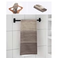 thumbnail image 6 of Brown Beige Ombre Towel Set of 3, Soft Microfiber Bath Towels, Hand Towel, Washcloths, Farmhouse Vintage Wooden Striped Quick-Dry Absorbent Towels for Bathroom Kitchen Hotel Beach Gym Spa, 6 of 7