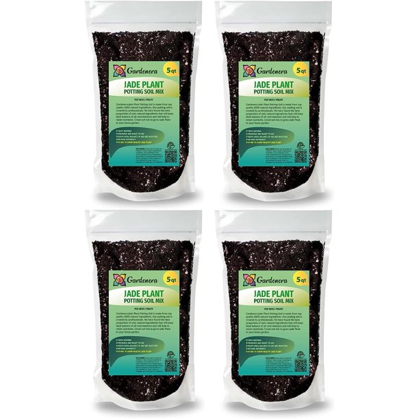 ⭐ Premium Jade Plant Potting Soil Mix (20 Quart Bag)
