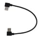thumbnail image 2 of Cable USB a USB de 25 cm, cable USB 3.0 con codo de 90° macho a cable macho con curvatura a la derecha para transferencia de datos, 2 of 5