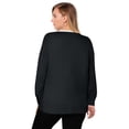 thumbnail image 2 of Jessica London Women's Plus Size Tie-Neck Sweater, 2 of 6