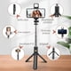 thumbnail image 3 of Trípode Inalámbrico con Luz y Control Remoto Bluetooth para Selfies, Extensible para Transmisión en Móvil., 3 of 5