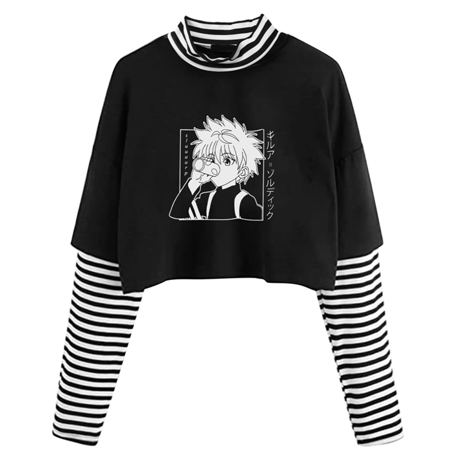 Top corto de manga larga de anime a rayas - Costa Rica | Ubuy