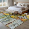 thumbnail image 4 of Ombre Dragonfly Area Rug 5x7 FT, Non Slip Bedroom Throw Carpet, Vintage Abstract Oil Painting Washable Soft Floor Carpet Non-Shedding Rug for Dining Room Bedside Classroom Desk, 4 of 9