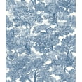 thumbnail image 1 of Chesapeake 3115-12543 Spinney Toile Wallpaper, Blue, 1 of 2