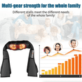 thumbnail image 4 of 3D Kneading Massage Pillow for Neck Back Shoulder - Deep Tissue Shiatsu with Heat Therapy, 4 of 9
