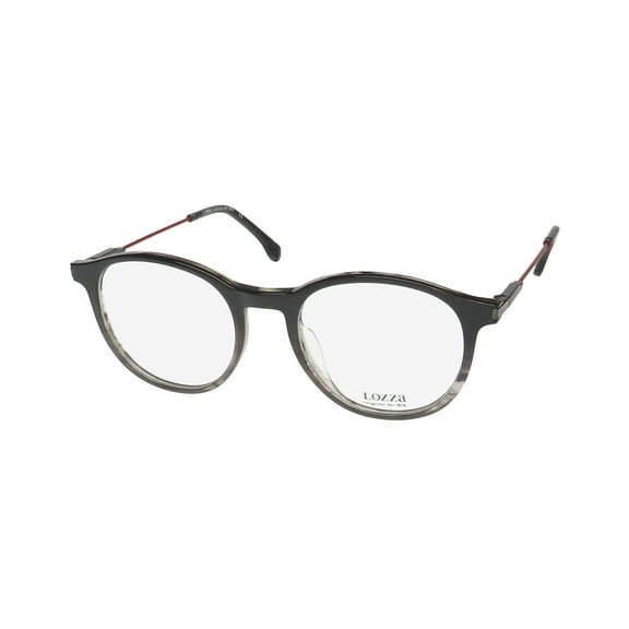 LOZZA VL4220 EYEGLASS FRAME/GLASSES OVAL SHAPED LENSES BOLD CONTEMPORARY DESIGN