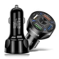 thumbnail image 4 of Sentmoon Up to 90% Off 4 In 1 3.1A QC 3.0 Adapter Wireless Bluetooth Fast Charging Car Mobile Phone Charger 4 USB Ports Universal Deals of the Day Clearance Prime, 4 of 5