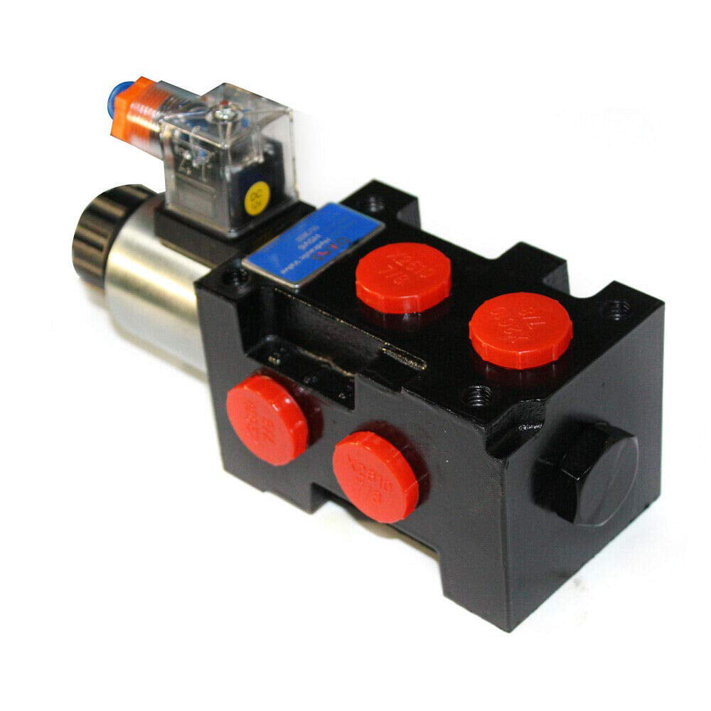 30 GPM 10 SAE Ports Hydraulic Solenoid Selector/Diverter Valve 