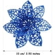thumbnail image 4 of 24 piezas de flor de Navidad hueca - azul real Vhermosa MZQ-1043-1, 4 of 8