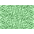 thumbnail image 1 of Ahgly Company Indoor Rectangle Patterned Mint Green Area Rugs, 2' x 3', 1 of 6