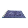 thumbnail image 2 of Ahgly Company Machine Washable Indoor Rectangle Persian Blue Traditional Area Rugs, 3' x 5', 2 of 4