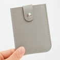 thumbnail image 2 of Credit Card Holder Gift for Women Men Fashion Compact Portable Wallet Simple Gray, 2 of 5