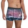 thumbnail image 4 of Cauagu Boat Lighthouse Storm Waves Print Boxer Briefs for Men,Comfortable Breathable Men's Underwear Moisture Wicking Underpants -X-Large, 4 of 8