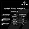 thumbnail image 6 of Lupine Evil 2.0 Football Gloves Elite Wide Receiver Extra Sticky Grip 1-Pack Youth XS-S, 6 of 8