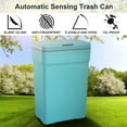 thumbnail image 5 of 13 Gallon Kitchen Trash Can Automatic Garbage Can with Touch-Free & Motion Sensor, Anti-Fingerprint Plastic Trash Bin for Home Office, Blue, 5 of 7