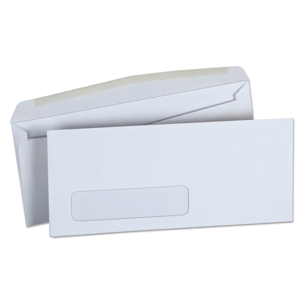 Universal Window Business Envelope 10 4 1 8 X 9 1 2 250 Box Walmart Walmart