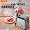 thumbnail image 2 of VEVOR Electric Meat Grinder 3 Lbs/Min Sausage Stuffer Maker for Home Kitchen, 2 of 9