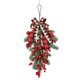 thumbnail image 3 of Christmas Red Berries Pine Branch Wreath Artificial Berries Snowy Pine Front Door Wreaths Wall Garland For Christmas Ornaments, 3 of 5
