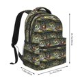 thumbnail image 2 of Easygdp Largemouth Bass Fish Mochila Ergonómica Versátil para Laptop - Múltiples Bolsillos, Correas Ajustables, Unisex para Escuela, Viajes y Actividades al Aire Libre-One Size, 2 of 5