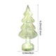 thumbnail image 3 of Adorno de escritorio para árbol de Navidad brillante de color caramelo | Luz nocturna a pilas | Decoración LED rosa, multicolor, blanco y azul | Ambiente festivo de 23 cm, 3 of 5