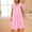 Pink, variant on Clearance Clothes Under 10.00 TMOYZQ Vintage Ice Silk Nightgowns for Women Lightweight Short Sleeve Knee Length Night Dress Loose Fit Lace Neckline Non See Through Sleep Dress