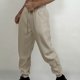 thumbnail image 1 of Pantalones largos de moda para hombre, con cordón, cintura elástica, color sólido, pantalones deportivos casuales, pantalones para hombre, 1 of 4