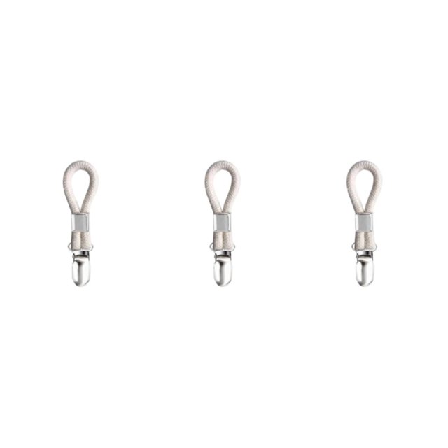 Transemion 1/2/3/5 Towel Clip Clothes Rack Laundry Clamp Fine Workmanship Compact Size Metal Clothing Hanger Rustproof Kitchen Gadget Type 3 3PCS