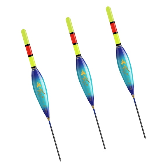 3Pcs LED Fishing Float Strikes Slip Drift Tube Light Float Lighted Slip Bobbers Fishing Float Fishing Accessories