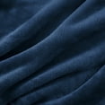 thumbnail image 5 of U by Bedsure Fleece Bed Blankets Queen Size Navy, 260GSM Soft Lightweight Cozy Luxury Blanket, 89x89 inches, 5 of 6