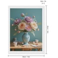 thumbnail image 2 of Diamond Art Kit for Adults, Paper Flowers Vase Pastel Table Decor Diamond Painting for Adults Beginners, 5D DIY Diamond Art Painting Kits, Colorful Diamond Painting Craft for Home Decor 12x16, 2 of 7