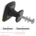 thumbnail image 3 of 4 Pcs Square Cabinet Handle Cupboard Knob Drawer Pulls Handle Abstract Mandala Drawer Knobs with Screws Furniture Decoration, 3 of 7