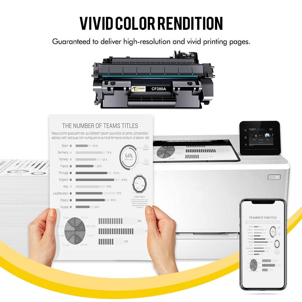 80A Laserjet Toner Cartridge Black CF280A Compatible for 80A 80X CF280A CF280X LaserJet Pro 400 M401a M401d M401n M401dn M401dne M401dw MFP M425dn M425dw Printer Ink (Black 4-Pack)