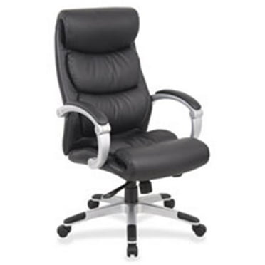 Lorell  Exec High-Back Chair - Black - 27 in. x 30 in. x 46.5 in.