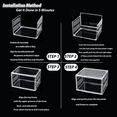thumbnail image 5 of Transparent Hamster Cage with  2nd Floor, Bathhouse, Hideout, Wheel, Toy, Water Bottle & Bowl - Complete Habitat for Hamsters, Mice, Gerbils(23.6 x 13.8 x 12.2 Inches), 5 of 9