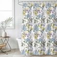 thumbnail image 6 of Vintage Spring Floral Shower Curtain Set - 72" x 78" Washable Bathtub Curtain with 12 Hooks, Farmhouse Flowers Watercolor Waterproof Fabric Stall Shower Curtains for Bathroom/Bathtub Décor, 6 of 6