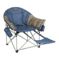 thumbnail image 1 of Kamp-Rite Kozy Klub Outdoor Camping Chair w/ Detachable Footrest, Navy, 1 of 12