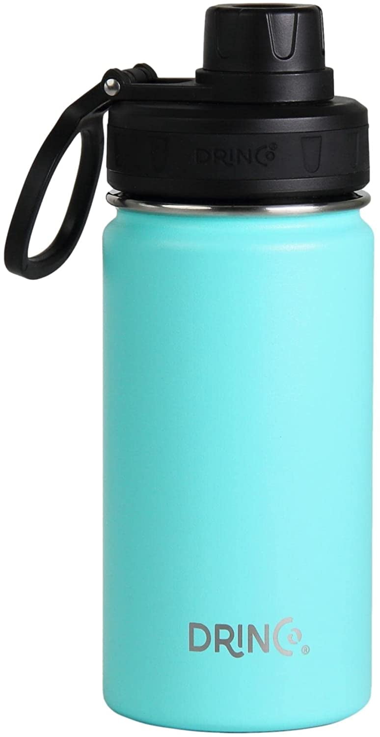 Buy Drinco Water Bottle Double Wall Vacuum Insulated Stainless Steel, 14oz Mint Online at Lowest