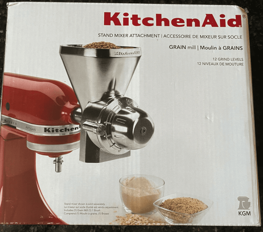 KitchenAid Metal Grain Mill ATTACHMENT Stand Mixers Wheat Corn Rye Oats Grinder