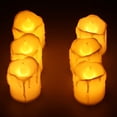 thumbnail image 2 of 6-Pack LED Candle Lights - Simulated Flickering Tea Lights for Romantic Weddings and Corridors, 2 of 8
