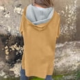 thumbnail image 4 of LOVZFMLL Jackets for Women's Winter Solid Color Hoodie Mid-Length Zipper Cardigan Jacket Long Sleeve Top, 4 of 7