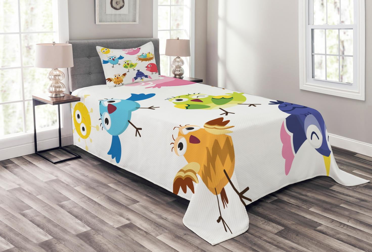 Home Luxury 4 Piece Bed Sheet Cute And Funny Dinosaurs Set Cartoon