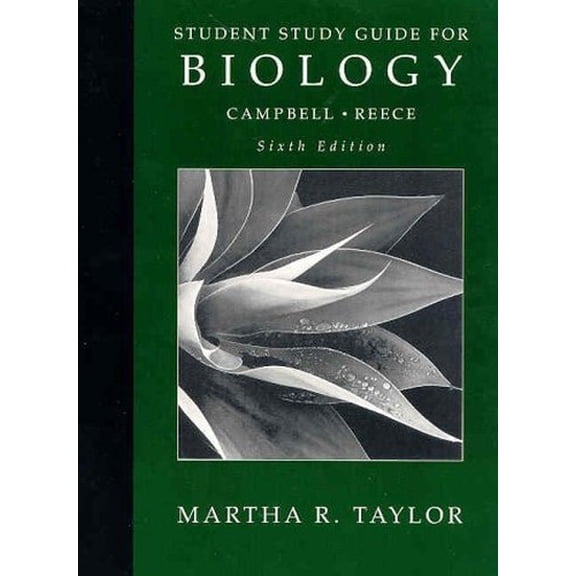 Pre-Owned Student Study Guide for Biology, 6th Edition (Paperback) 0805366342 9780805366341